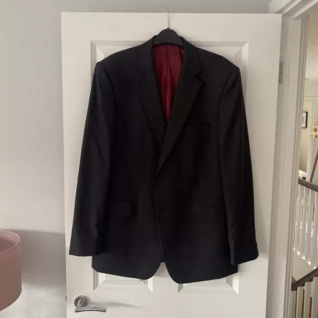 Wool suit jacket THOMAS PINK Grey size 10 UK in Wool - 27393402
