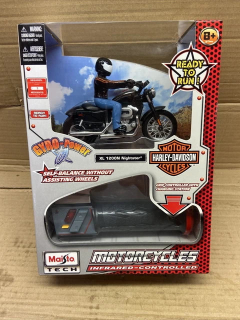 HARLEY DAVIDSON MAISTO Radio Control XL 1200N Nightster W Rider Black. 29.75 PicClick UK
