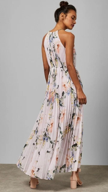 TED BAKER VALETIA elegance pleated maxi dress BNWT Size 2 Uk 10 New 2019 Season 139.00 PicClick UK