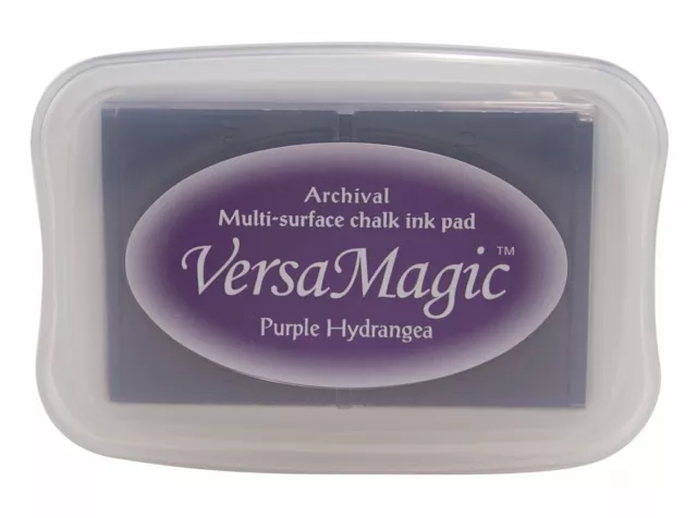 Tsukineko VERSAMAGIC Embossing Versa INK PAD Stamping Chalk 55 purple hydrangea