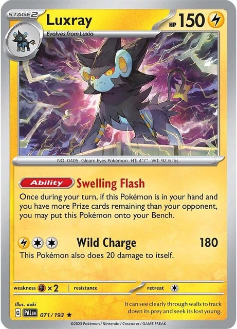 Luxray (071/193) (Holo) Paldea Evolved - Pokemon TCG [Near Mint]