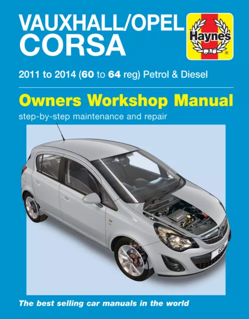 Vauxhall/Opel Corsa petrol/diesel (11-14) 60-64 Haynes Repair Manual (Paperback)