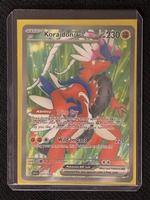 Koraidon ex sv1 231  Pokemon TCG POK Cards