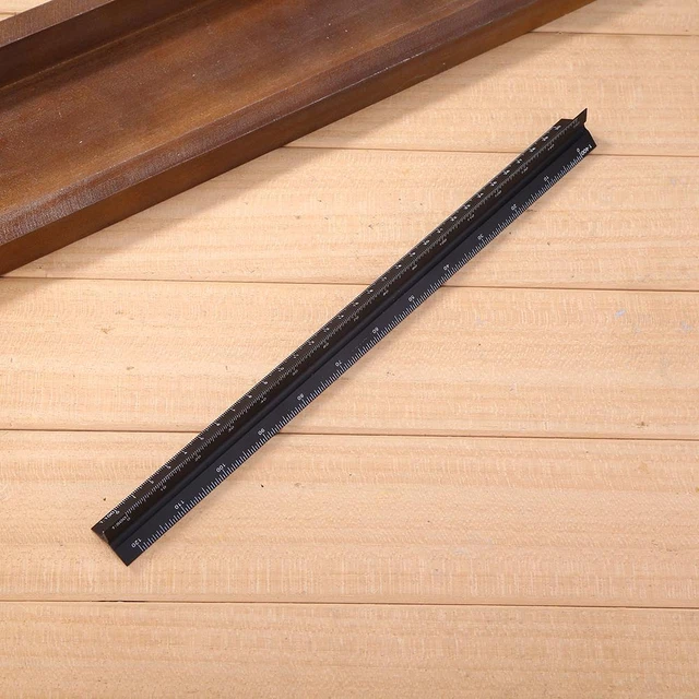 30cm Dreieckige Architekten-Skala Aluminium-Skala für Entwürfe (L)