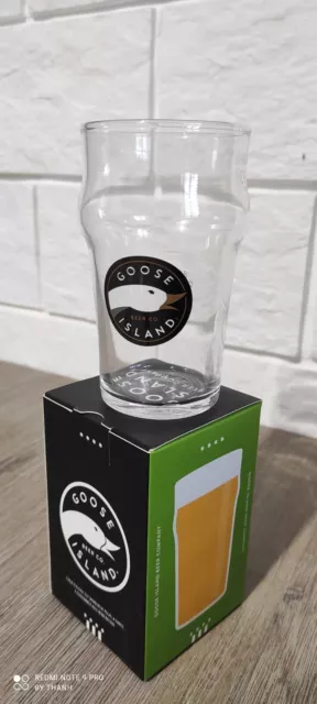 Verre à bière Goose Island - Neuf - Half Pint - Demi Pinte - Beer Glass