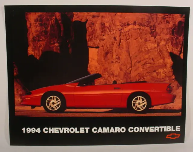 1994 Chevrolet  CAMARO CONVERTIBLE Sales / Specifications Flyer - Original