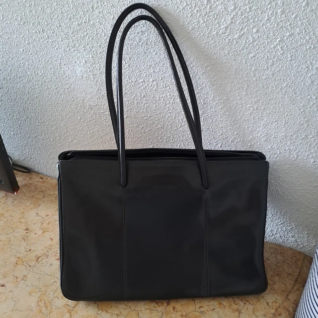 Grand Sac A Main Cuir Noir Jodhpur