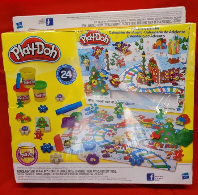 Play-Doh Advent Calendar Playset Toy for Kids 24 Surprises New Sealed Great Gift