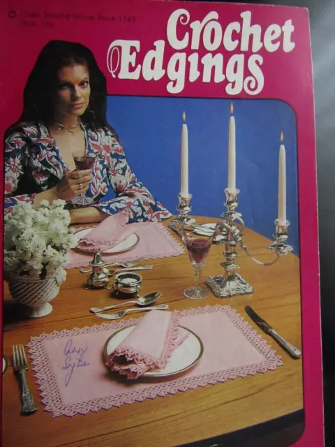 Vintage Coats 1162 Crochet Edgings Crochet Pattern Book:  lots to make