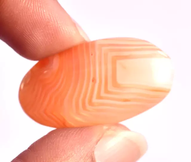 22.95 Ct Natural Orange Polished Brazilin Carnelian Agate GIE Certified Gemstone