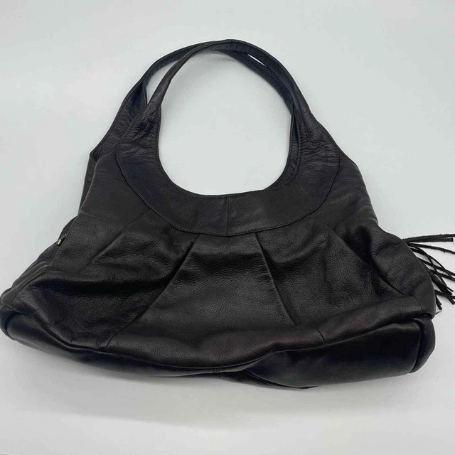 Sigrid Olsen Dark Brown Leather Shoulder Bag