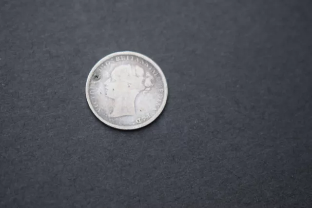 Queen Victoria silver threepence