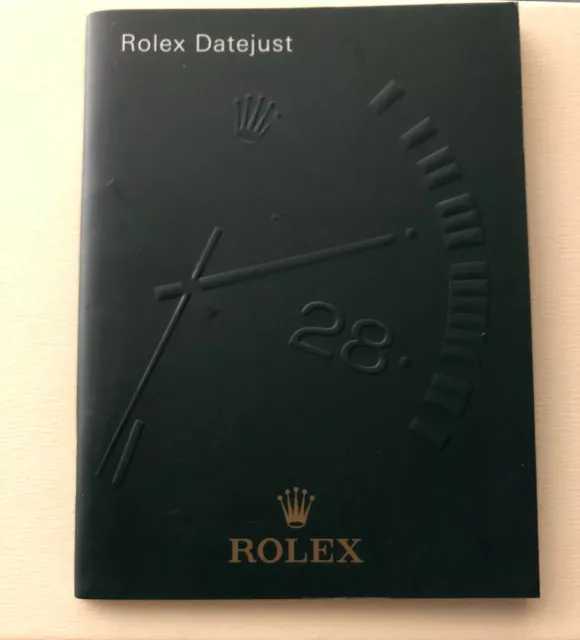 Libretto/Booklet Rolex Datejust anno 2005 Francia