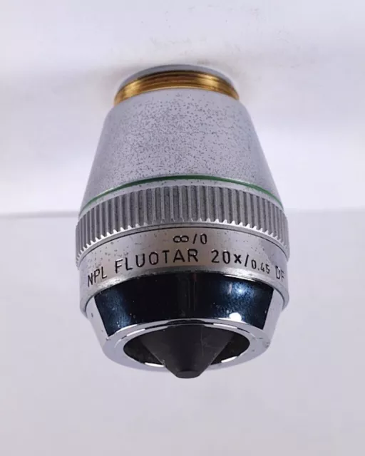 Leitz NPL Fluotar 20x /.45 DF Infinity Microscope Objective