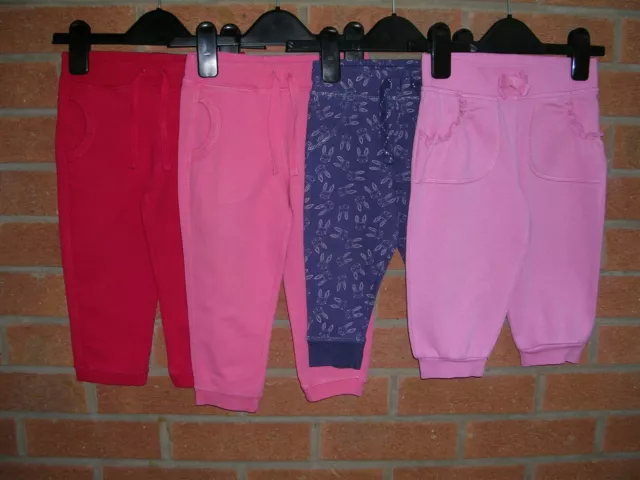 Pacchetto Maglietta Jogger Tu & Mothercare Ragazze Rosa Blu Età 12-18 Mesi