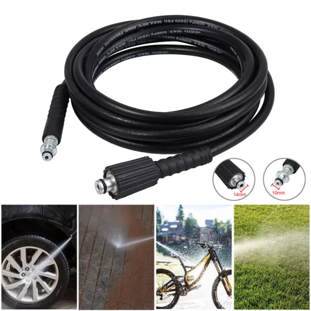 5m High Pressure Washer Replacement Hose M22 14 and Click Type Plug Connection