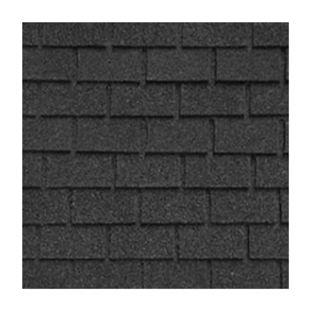 Dollhouse Miniature Half Scale Black Square Asphalt Roofing Shingles