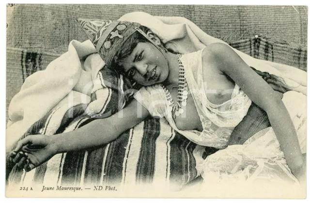 1910 ca ETHNIC NUDE ARAB - Woman - Jeune Mauresque - Postcard risque