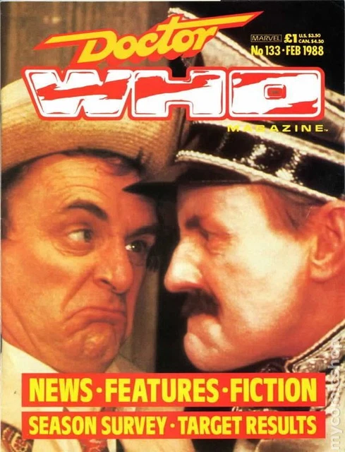 Doctor Who Magazine #133 VG/FN 5.0 1988 Stock Image Low Grade