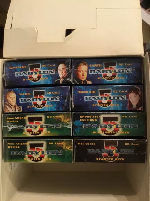 Babylon 5 CCG Sammelkartenspiel Starter-Booster-Rares - OVP