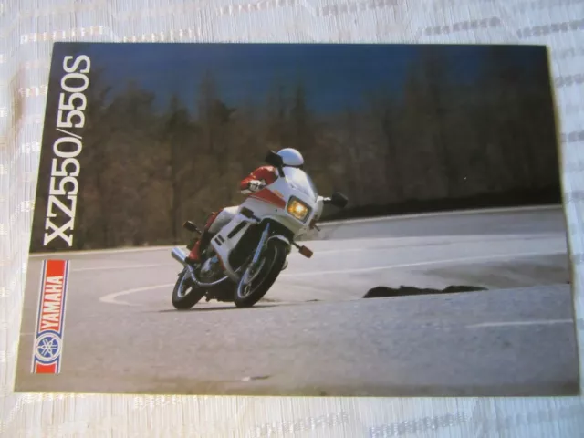 Yamaha XZ550 XZ550S 1983 Sell Brochure