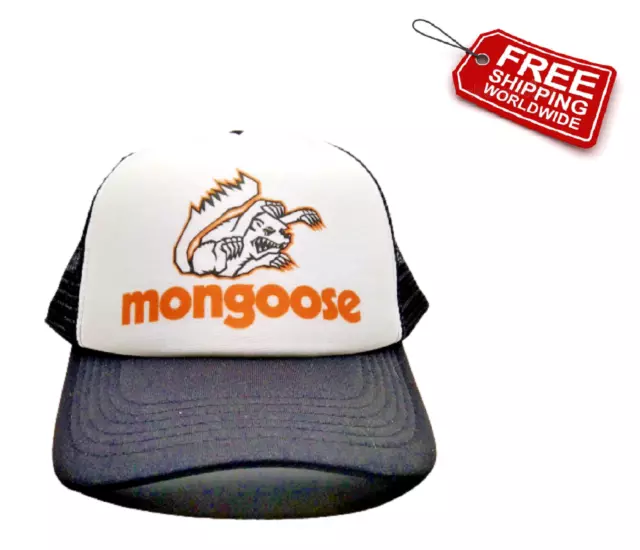 Nueva gorra de camionero BMX de mangosta retro ajustable sombrero de...