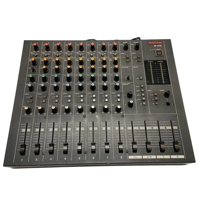[Good]"TASCAM""M-108" 8-Channel Vintage Analog Mixer Main Console Only from JP