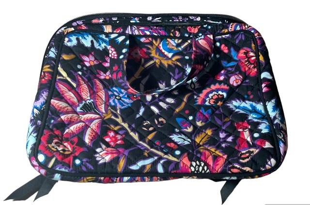 Vera Bradley Toiletry Bag Cosmetic Organizer Travel Hanging Folding Case