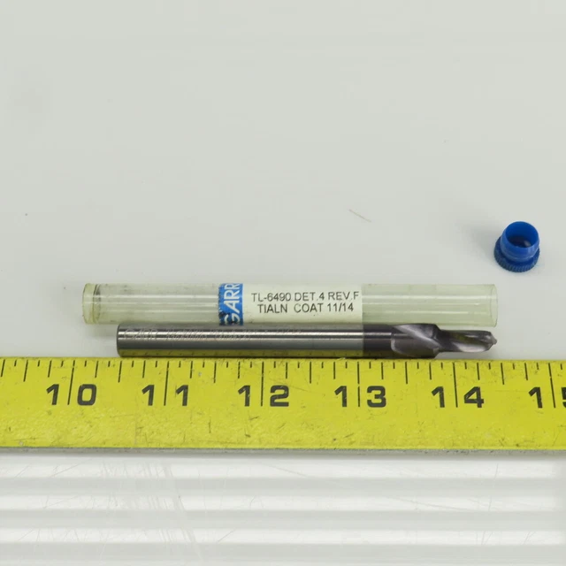 Garr TL-6490 118° Solid Carbide Subland Step Drill 3/8" Cut Diam 2 Flute 4" OAL