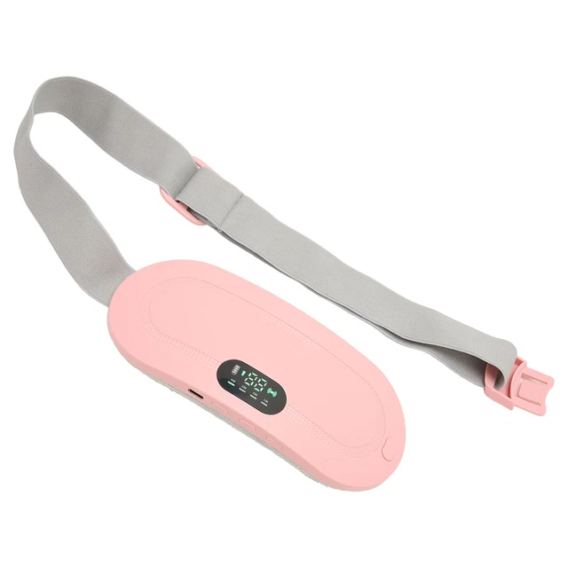 Cinturón calefactor eléctrico de cintura 4 engranajes USB vibración compresión caliente acupresión M SDS