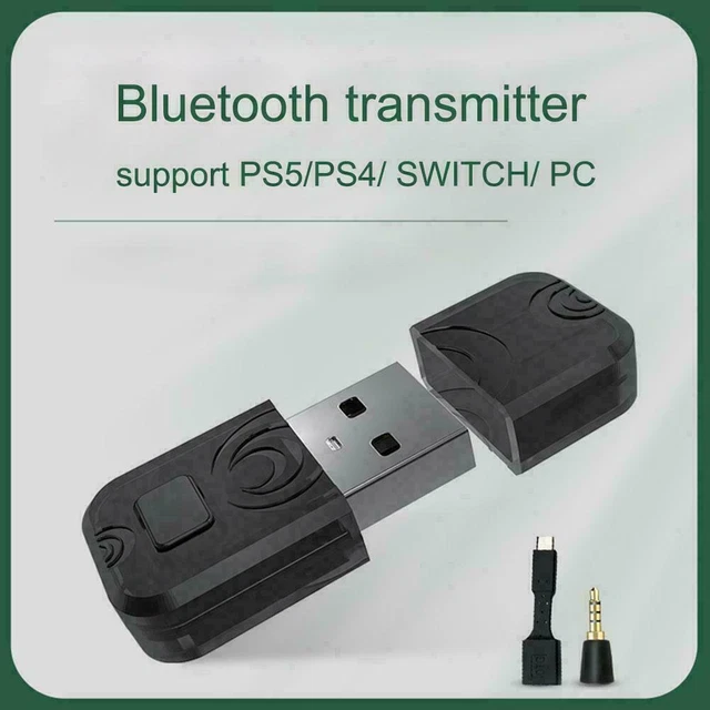 PS5/PS4 BLUETOOTH WIRELESS USB Adapter Dongle Receiver For Headphone