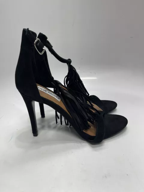 Steve Madden 'Sashi' Black Suede Women's Pump Heels Size 9M SM554 *NO BOX