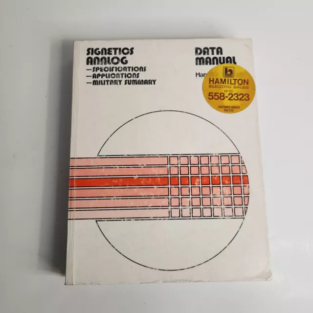 Electronics Manual Catalog Signetics Analog 1977 Data Manual Military Summary