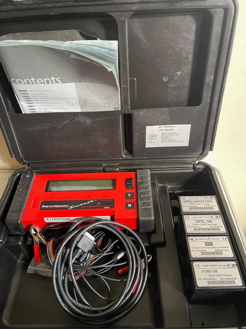SNAP ON MT2500 diagnostic scanner with cartridges Ford, Opel, cables £ ...
