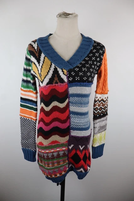 Robe Desigual Femme Orange Taille M - Courte, Manches Courtes, NEUVE Avec étiquettes