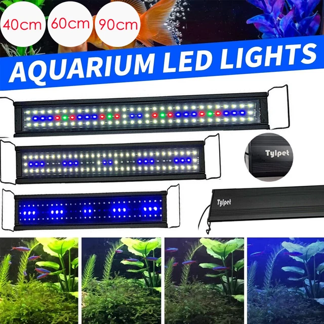 40-110cm Aquarium Light Lighting Full Spectrum Aqua Plant Fish Tank Bar LED Lamp