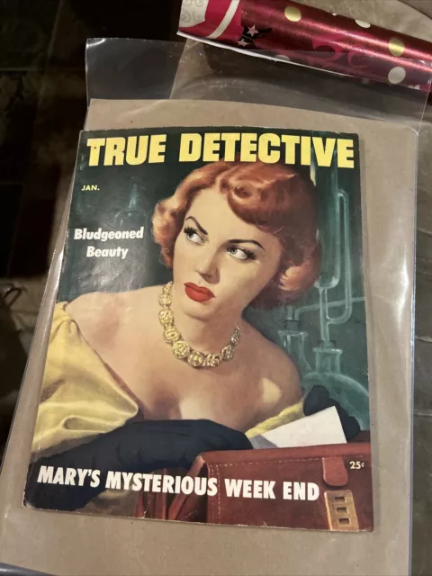 True Detective Magazine January, 1953 Very Nice!