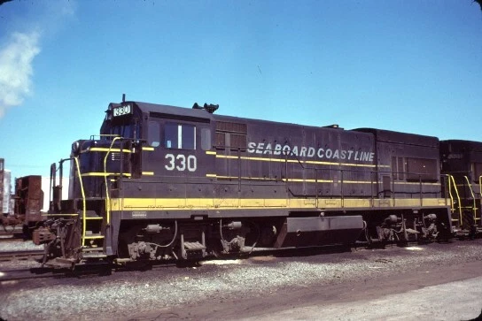 Scl 330 U18B Charleston Sc (Seaboard Coast Line) Original Slide 03-18-78 T22-3