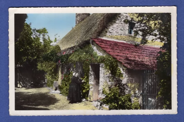 Jb * CPA / Carte Postale , la Normandie Pittoresque - Chaumière