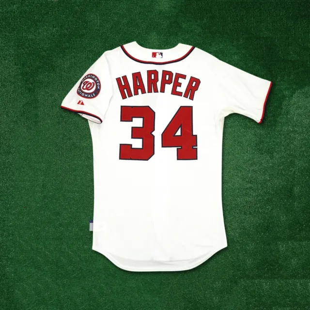 Bryce Harper Washington Nationals Authentic On-Field Cool Base Home Jersey