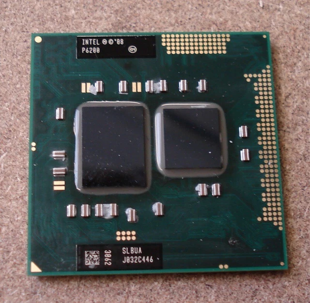 Intel Mobile Pentium Dual Core P6200 Processor - 2.13GHz, 3M Cache, S988 LP For Laptop Replacement