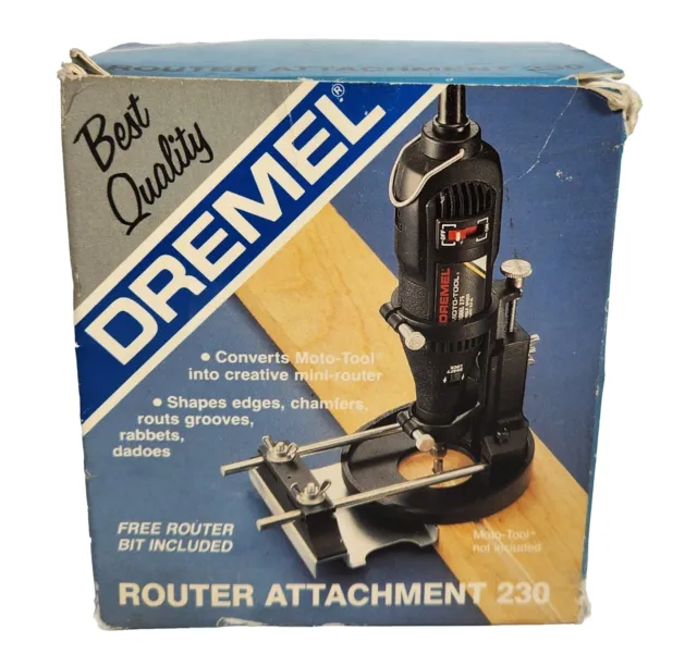 DREMEL-ROUTER-ATTACHMENT-MODEL-330-NIB  Dremel router, Tools for sale,  Dremel