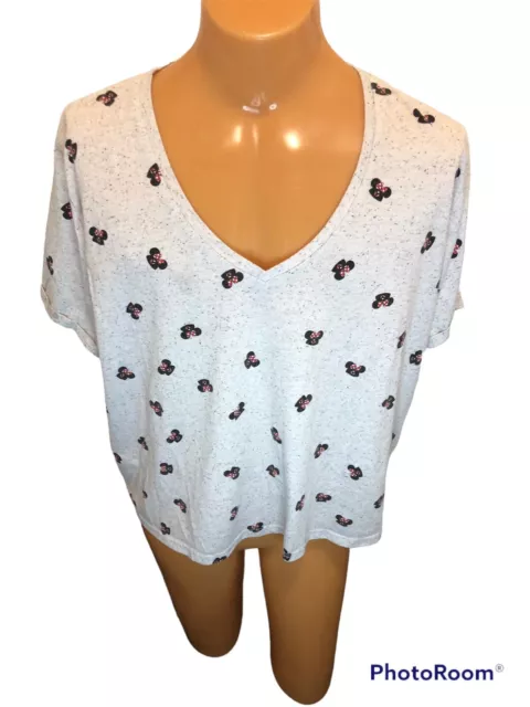Disney Womens Plus Size 4X Minnie Mouse T-shirt Short Sleeve