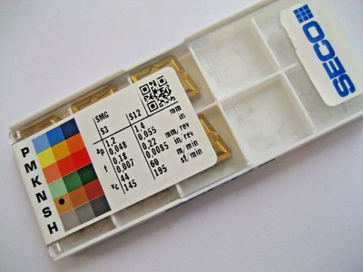 CNMG120408-MF1 CNMG432-MF1 TS2000 SECO Cnmg Carbure Tournant Fentes X 6 P342 