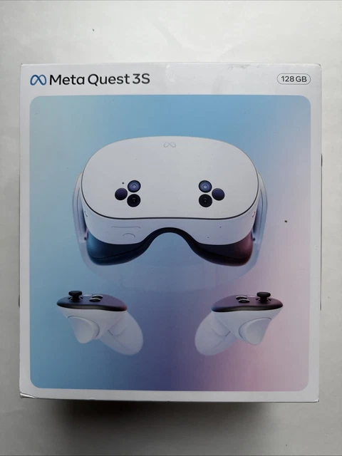 NEW META QUEST 3S 128GB Standalone All-in-One VR Headset SEALED BOX ...