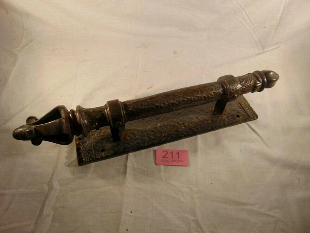 VINTAGE CAST IRON Push Pull Door T Bar Handle Pub Bar Shop 211 $152.51