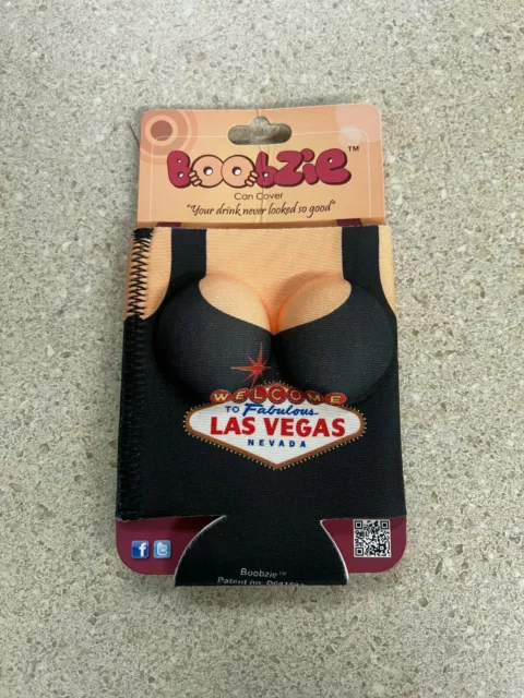 LAS VEGAS GIRL Squishy 3D Boobzie Boobs Breast Beer/Soda Can Koozie Holder  New $29.99 - PicClick