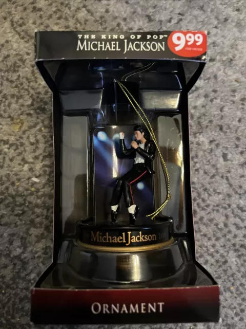 The King of Pop Michael Jackson 1958-2009 Collectible Ornament By Santa’s Best