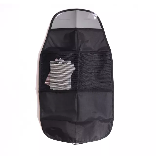 Car seat back protector cover kids kick clean mat protects storage bags B#km 3