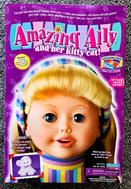 AMAZING ALLY and HER KITTY CAT   NEW IN BOX   NEVER OPENED  PLAYMATES